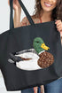 Mallard Marsh Canvas Jumbo Tote