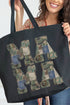 Patchwork Camo Mama Canvas Jumbo Tote