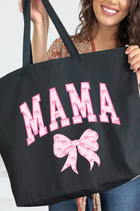 Pink Mama Coquette Canvas Jumbo Tote