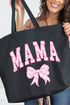 Pink Mama Coquette Canvas Jumbo Tote