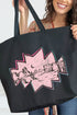 Pink Mesa Moonrise Canvas Jumbo Tote