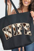 Rodeo Pearl Wife Canvas Jumbo Tote