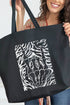 Skelly Hand Canvas Jumbo Tote