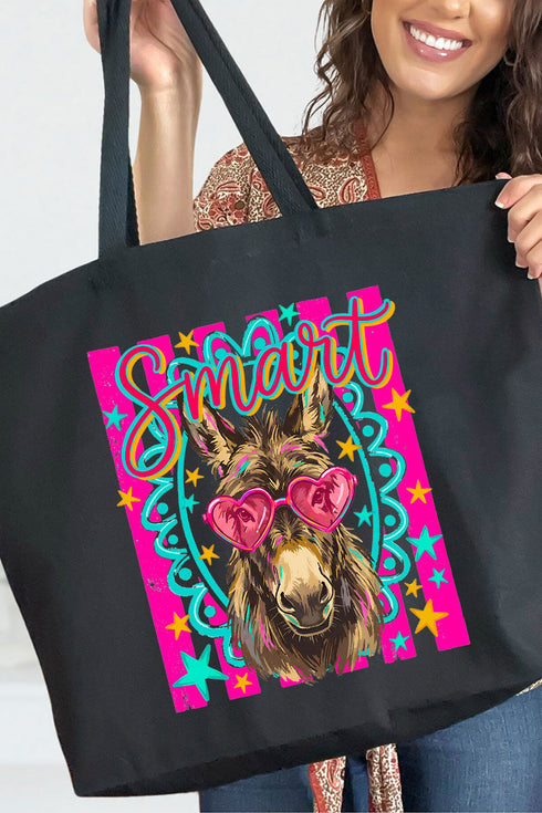 Smart Ass Canvas Jumbo Tote