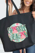 Sparkle Season Canvas Jumbo Tote