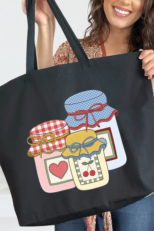 Sweet Country Preserves Canvas Jumbo Tote