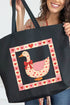 Sweetheart Goose Canvas Jumbo Tote