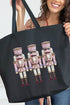 The Painted Nutcrackers Canvas Jumbo Tote