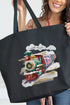 The Painted Train Canvas Jumbo Tote
