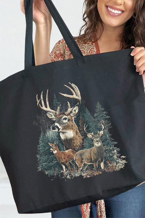 Timber Trails Canvas Jumbo Tote