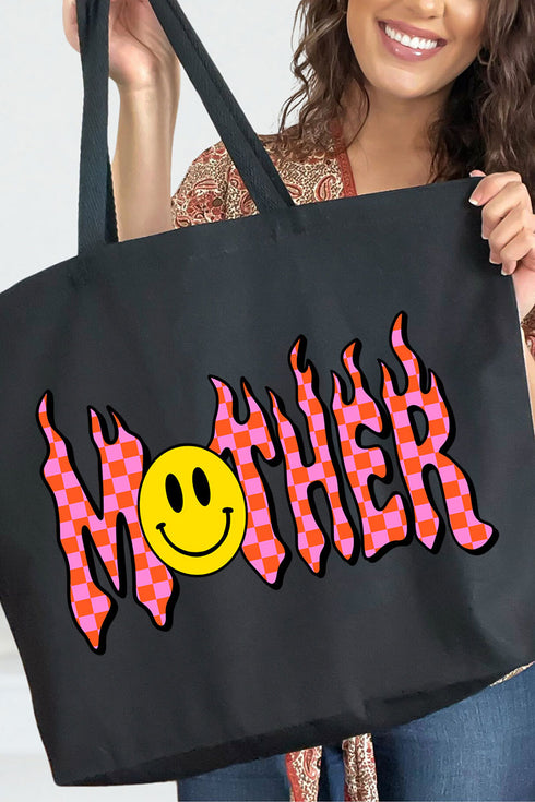 Y2K Mother Canvas Jumbo Tote