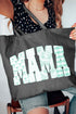Bow And Green Mama Canvas Jumbo Tote