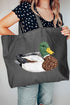 Mallard Marsh Canvas Jumbo Tote