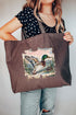 Mallard Mountains Canvas Jumbo Tote