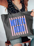 Striped Motherhood Canvas Jumbo Tote