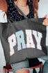 Timeless Pray Canvas Jumbo Tote