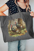 Turkey Trails Canvas Jumbo Tote