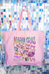 Beads, Bows, and Bourbon St Canvas Jumbo Tote