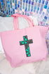 Concho Cross Canvas Jumbo Tote
