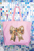 God Is Within Her Patchwork Bow Canvas Jumbo Tote