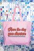 Have A Day Canvas Jumbo Tote