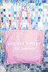 Men Are Better In Books Canvas Jumbo Tote