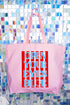 Open Your Eyes Blue Canvas Jumbo Tote