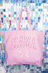 Pink Mama Coquette Canvas Jumbo Tote