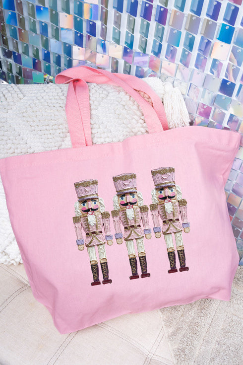 The Painted Nutcrackers Canvas Jumbo Tote