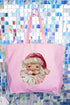 The Painted Santa Canvas Jumbo Tote