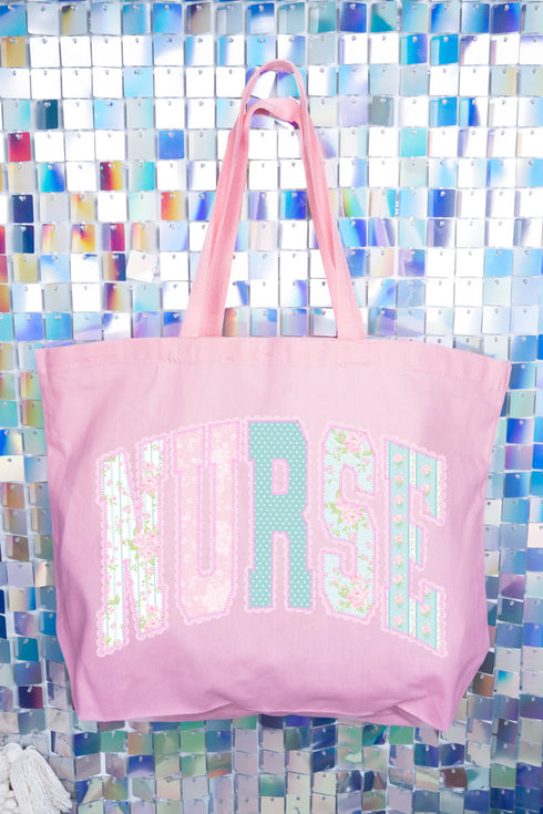Timeless Nurse Canvas Jumbo Tote