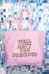 Well Ain't You Precious Canvas Jumbo Tote