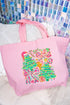 Sugarplum Magic Canvas Jumbo Tote