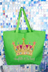 Bejeweled Daughter Of The King Canvas Jumbo Tote