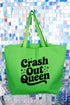 Crash Out Queen Canvas Jumbo Tote