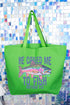 He Called Me To Fish Canvas Jumbo Tote