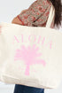 Aloha Vibes Canvas Jumbo Tote