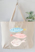 Bless Your Gills Canvas Jumbo Tote