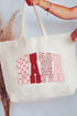 Blush And Bows Mama Canvas Jumbo Tote