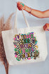 Bold Laissez Les Bon Temps Rouler Canvas Jumbo Tote