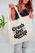 Crash Out Queen Canvas Jumbo Tote
