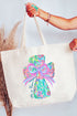 Faith & Frills Canvas Jumbo Tote