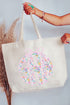 Garden Party Monogram Canvas Jumbo Tote