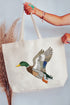 Mallard Flights Canvas Jumbo Tote