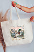 Mallard Mountains Canvas Jumbo Tote