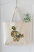 Patchwork Mallard Canvas Jumbo Tote