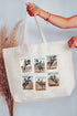 Rodeo Stamps Canvas Jumbo Tote