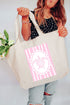 Scalloped Sea Turtle Canvas Jumbo Tote