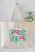 Sparkle Season Canvas Jumbo Tote