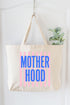 Striped Motherhood Canvas Jumbo Tote